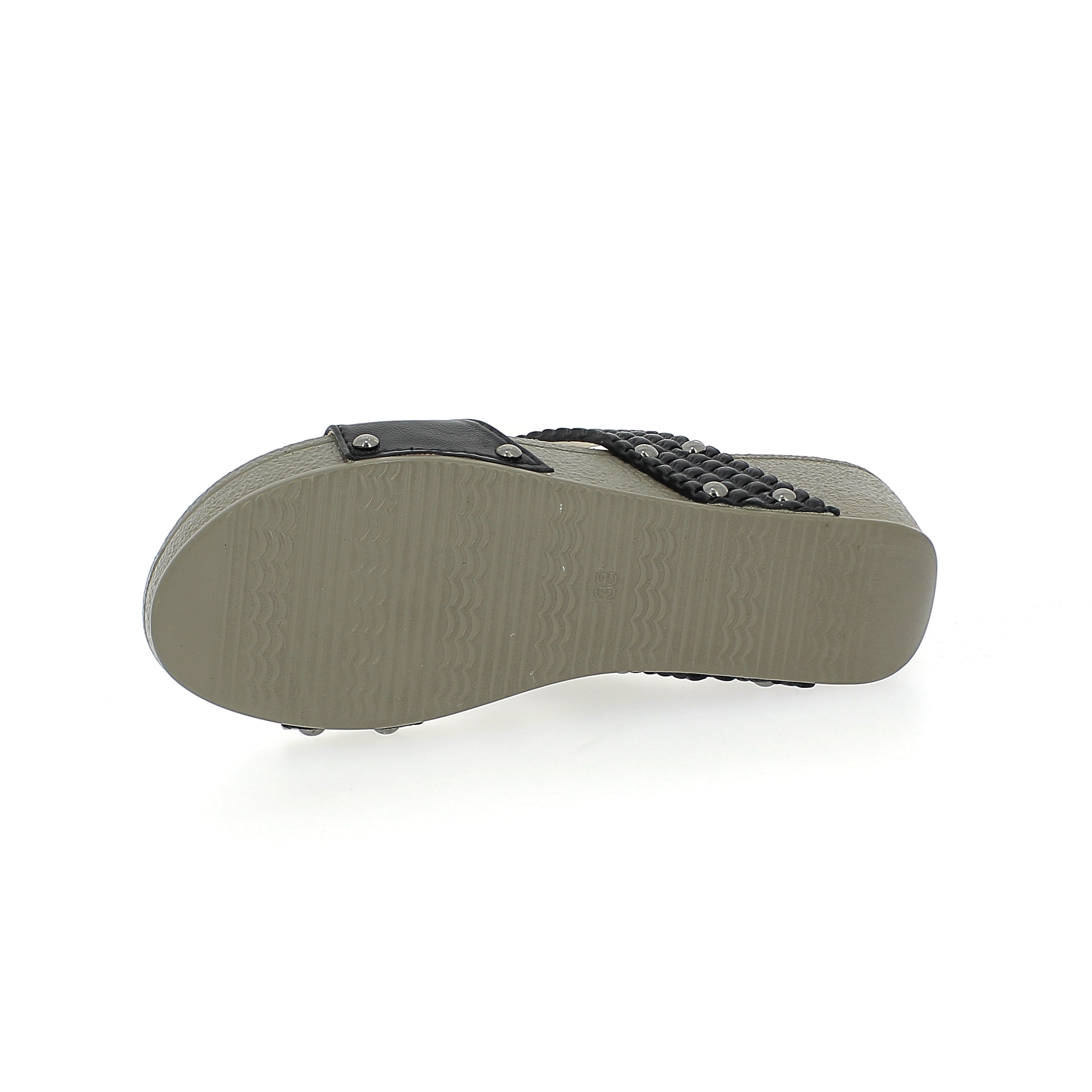 Petalz Women Casual Slip-on Wedges Black