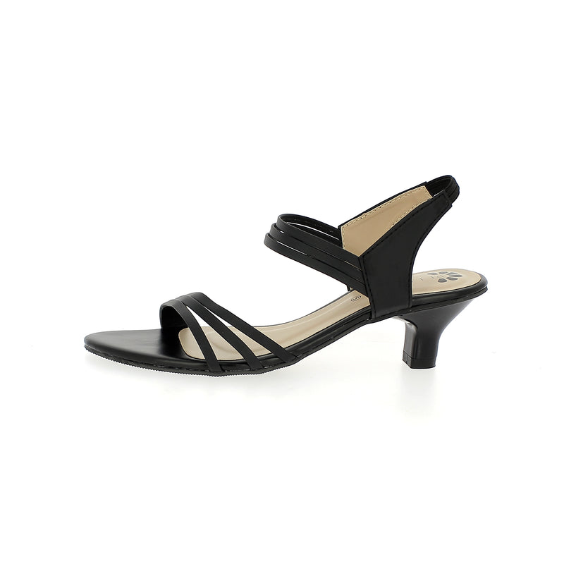 Petalz Women Slides Sandals Black