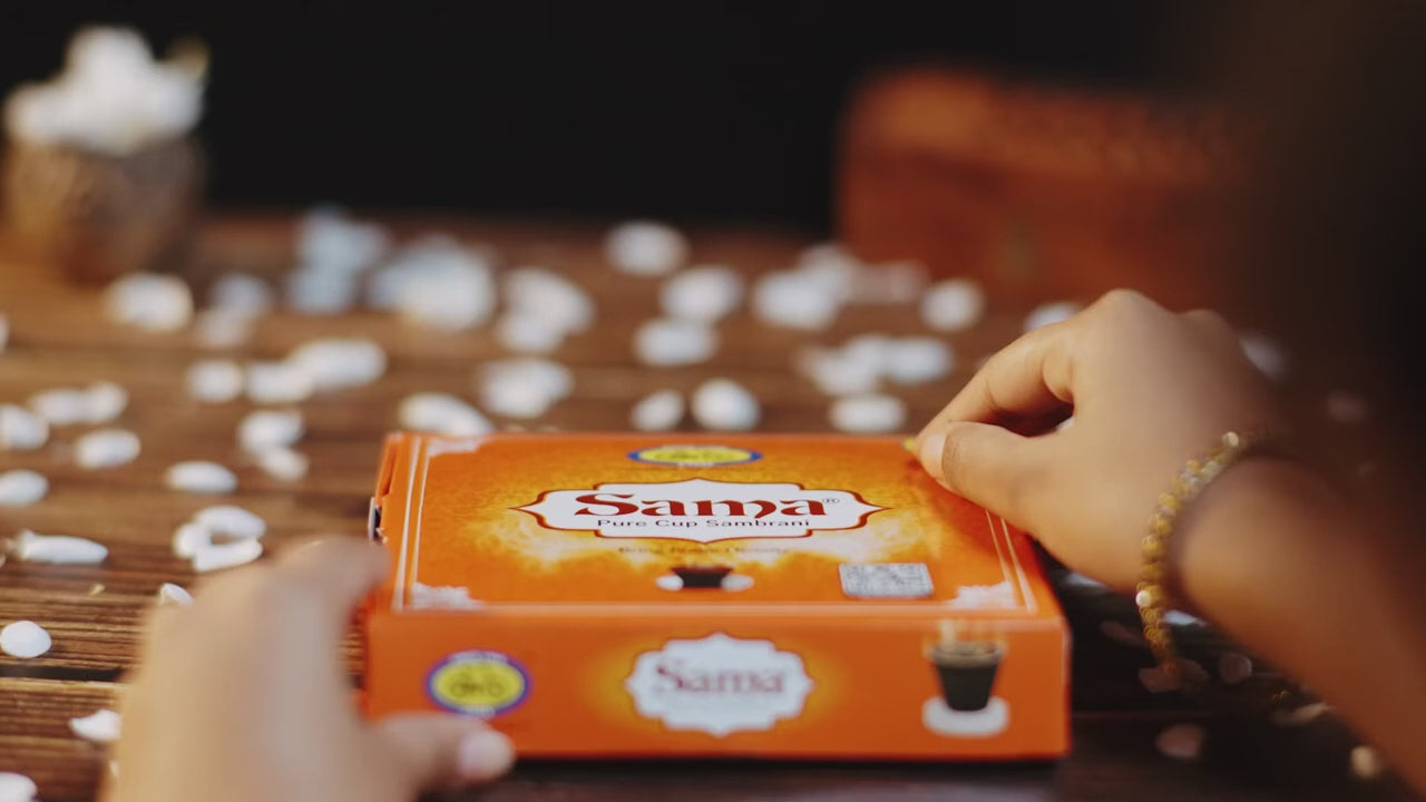 Load video: *Sama Pure Cup Sambrani*