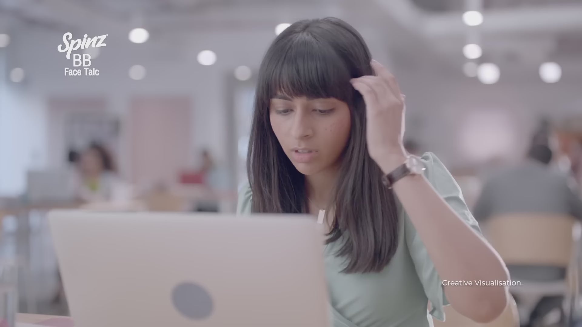 Load video: Spinz BB Brightening &amp; Beauty Face Talc (Natural Beige) – 35g