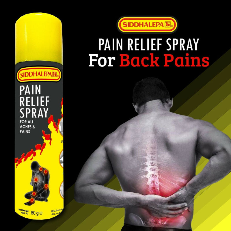 Load video: Siddhalepa Pain Relief Spray For All Aches &amp; Pains - 80g