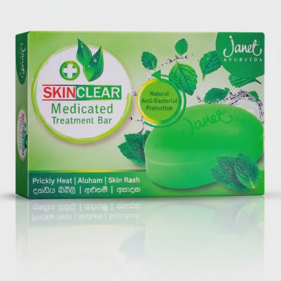 Load video: Janet Skin Clear Medicated Treatment Bar – 95g