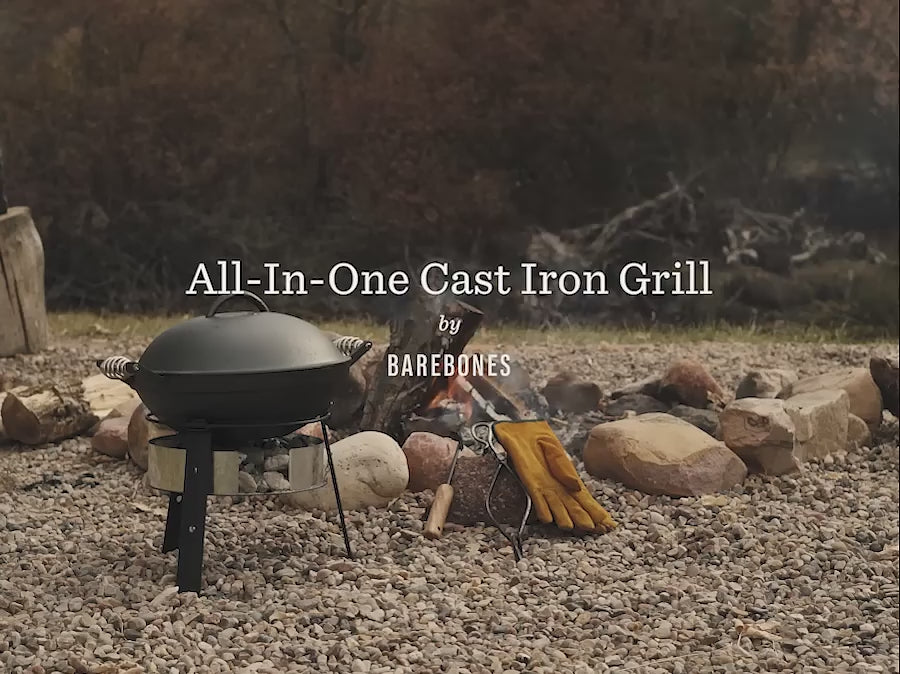 வீடியோவை ஏற்று: ஆல் இன் ஒன் காஸ்ட் அயர்ன் கிரில்