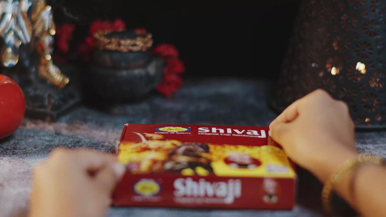 வீடியோவை ஏற்று: சிவாஜி அசல் கோப்பை சாம்பிராணி - 12 கப் (ஸ்டாண்டர்ட் பேக்) 