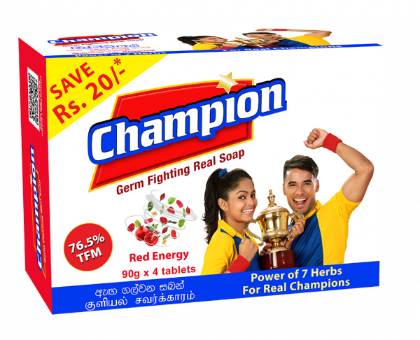Champion Germ Fighting Soap – Red Energy