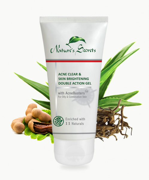 Nature's Secrets Acne Clear & Skin Brightening Double Action Gel