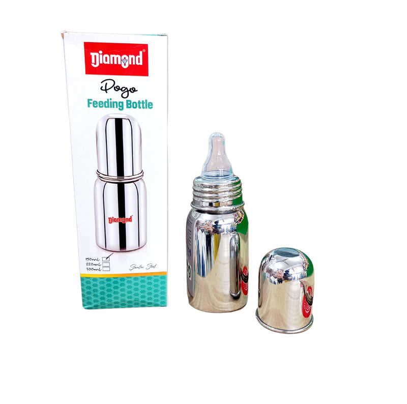 Diamond Stainless Steel Feeding  Bottle