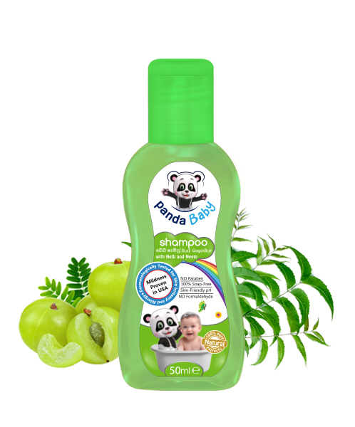 நெல்லி மற்றும் வேம்பு கலந்த பாண்டா பேபி ஷாம்பு