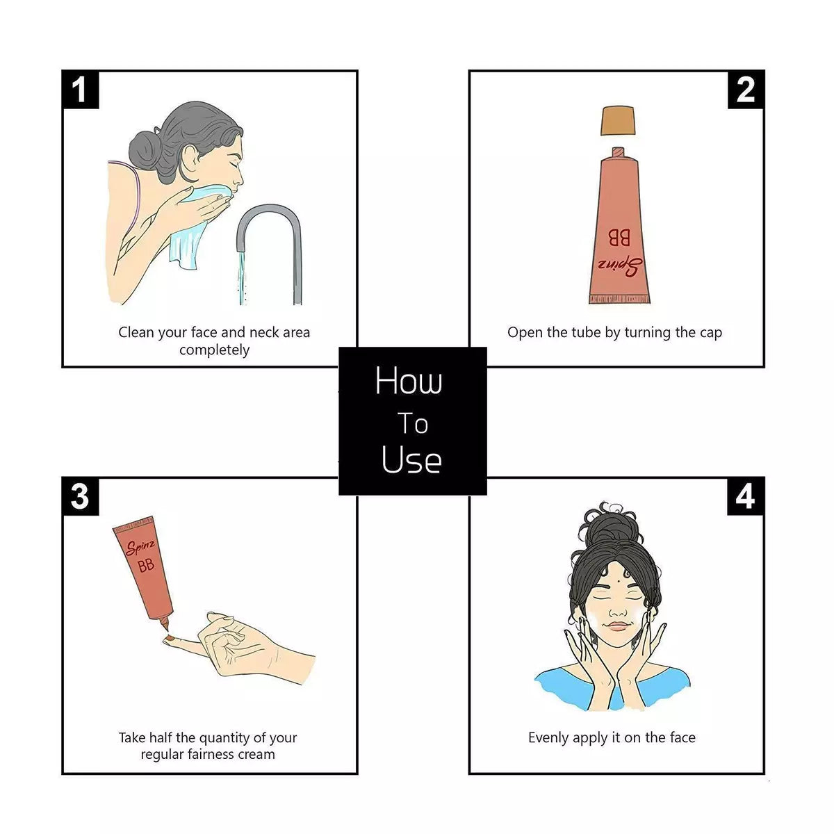 Spinz BB Fairness Cream - 15g