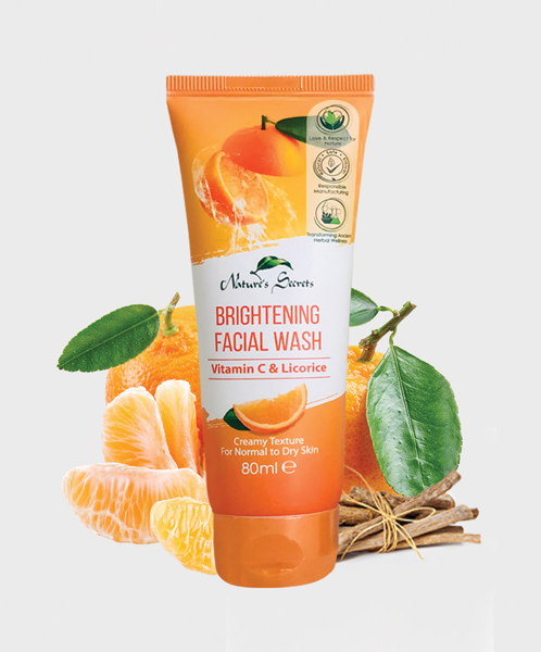 Nature's Secrets Brightening Facial Wash with Vitamin C & Licorice