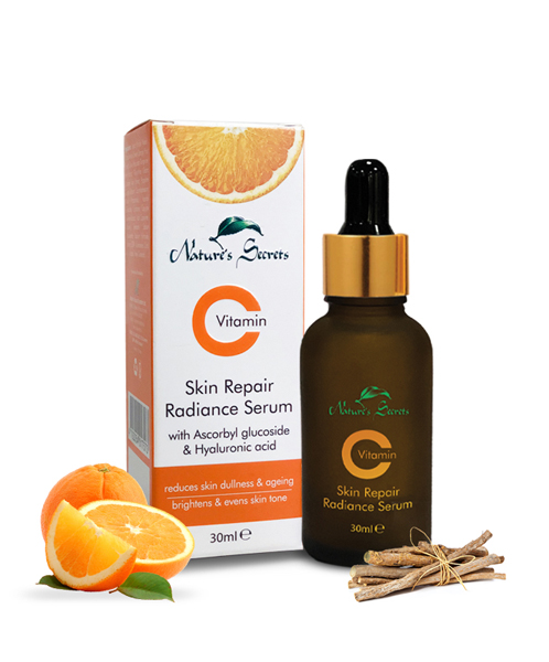Nature's Secrets Vitamin C Skin Repair Radiance Serum With Ascorbyl Glucoside & Hyaluronic Acid