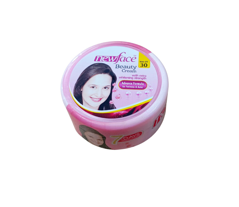 NewFace Beauty Cream With Extra Whitening Strength Advance Formula for Fairness & Acne