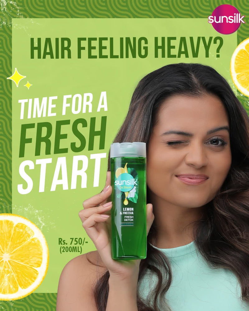 Sunsilk Lemon & Freesia Fresh Detox Shampoo