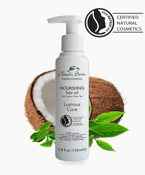 Nature's Secrets Nourishing Hair Oil With Ceylon Green Tea - Lustrous Care