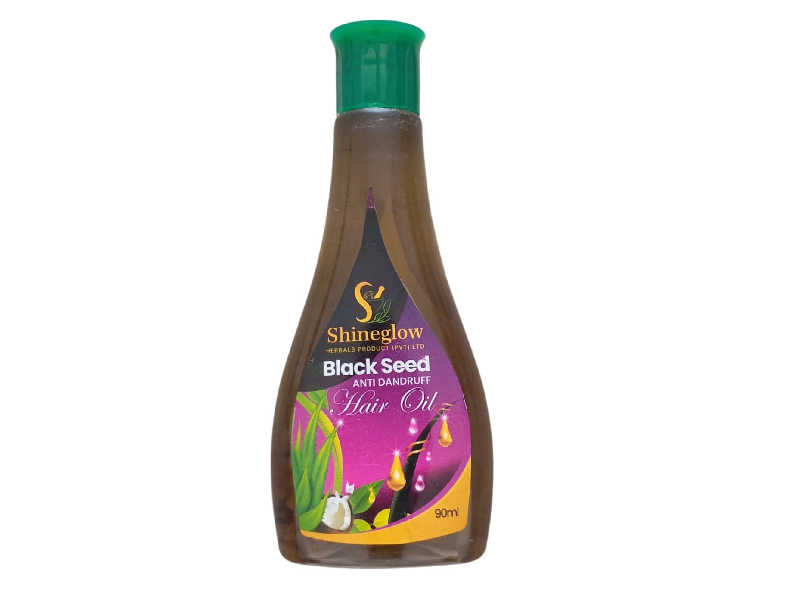 Shineglow Herbals Black Seed Anti Dandruff Hair Oil
