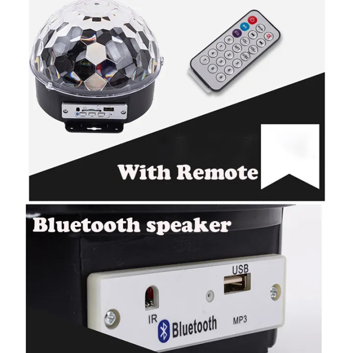 MP3 மேஜிக் பந்துடன் கூடிய LED டிஸ்கோ பார்ட்டி பால் லைட் 