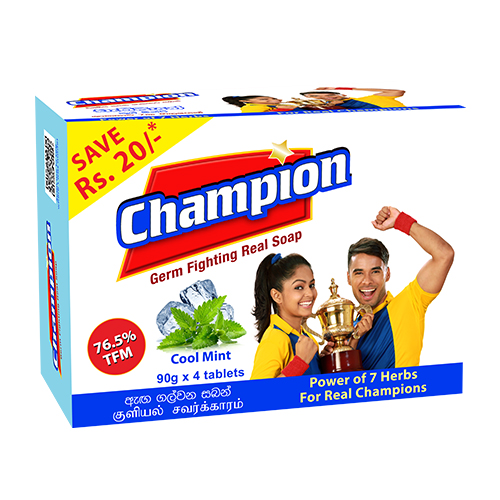 Champion Germ Fighting Soap – Cool Mint