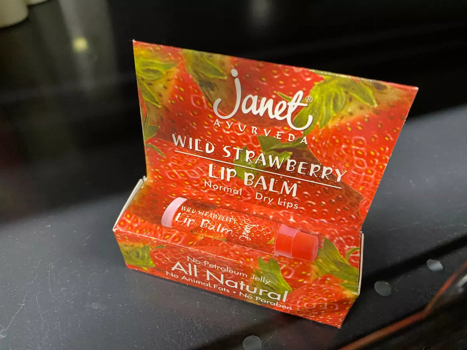 Janet Wild Strawberry Lip Balm