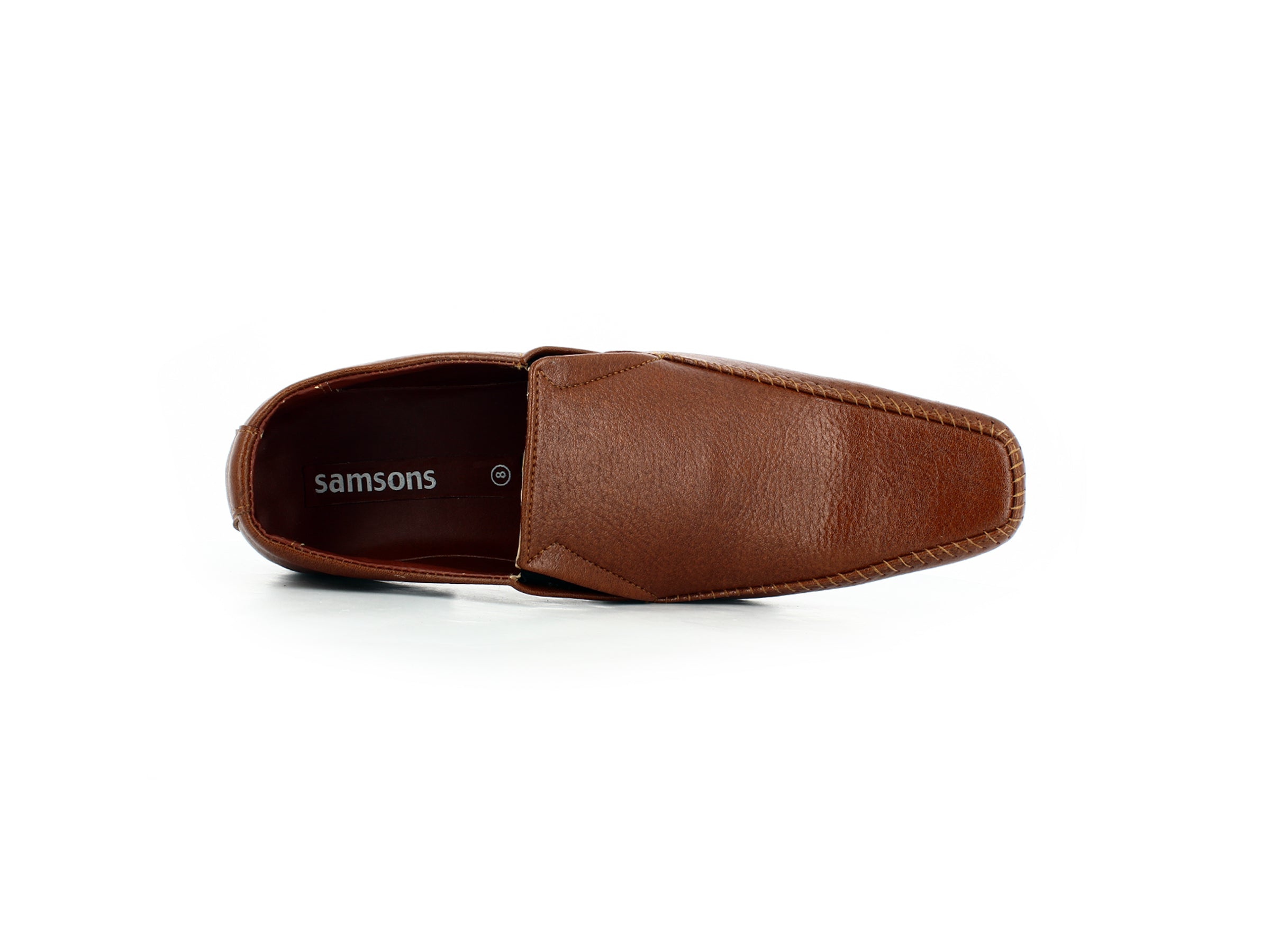 Samsons Gents Pums Shoe Brown
