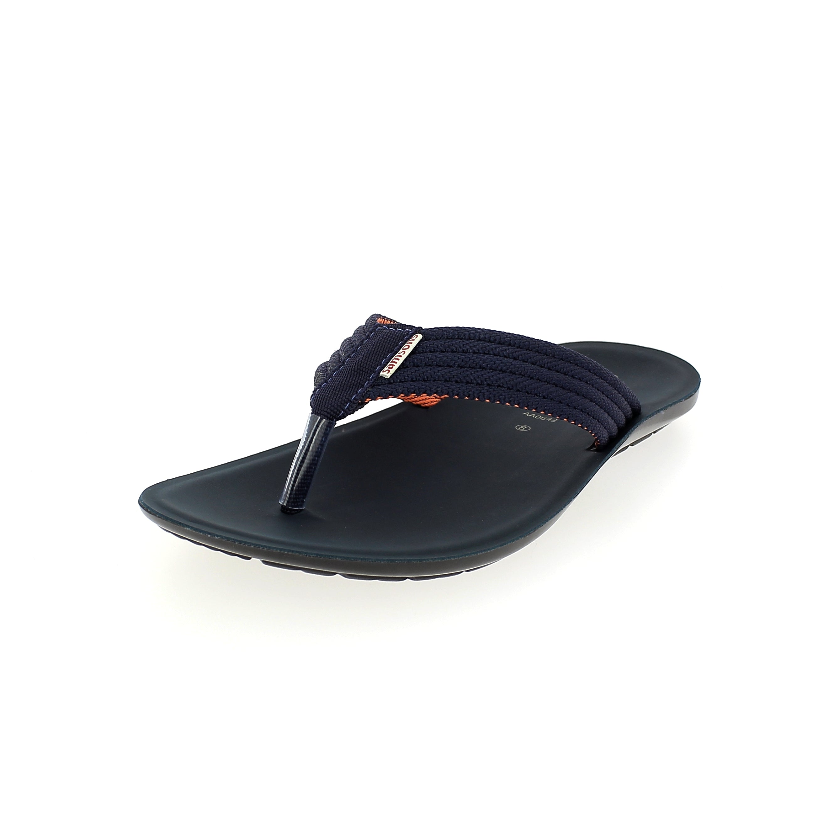Samsons Men Casual V-Strap Slippers Blue
