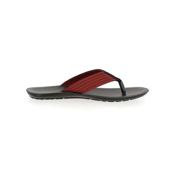Samsons Men Casual V-Strap Slippers Red