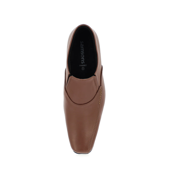 Samsons Men Formal Pums Shoes Brown