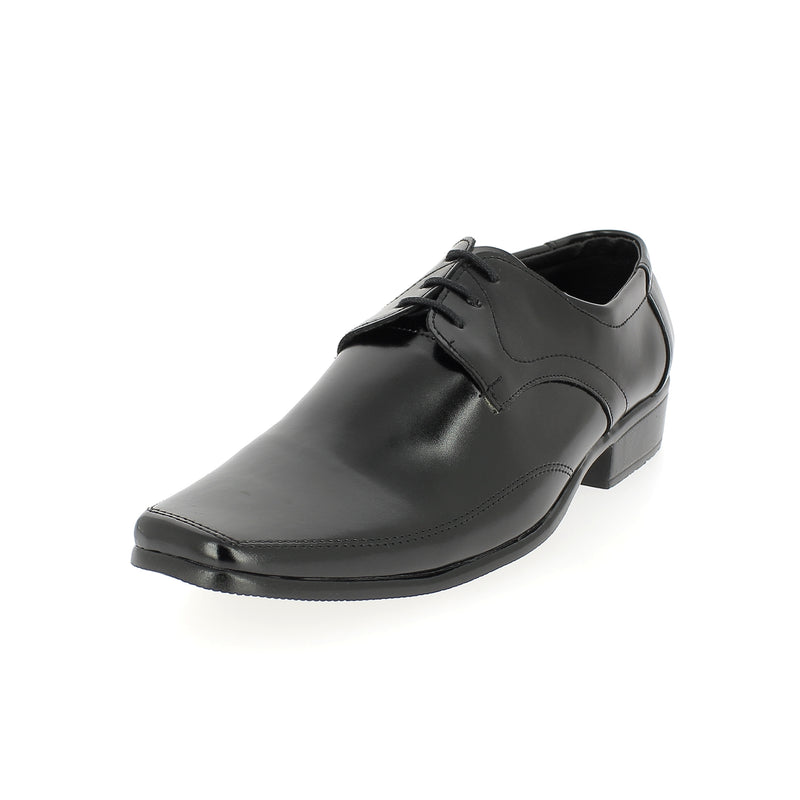 Samsons Men Lacing Shoes Black
