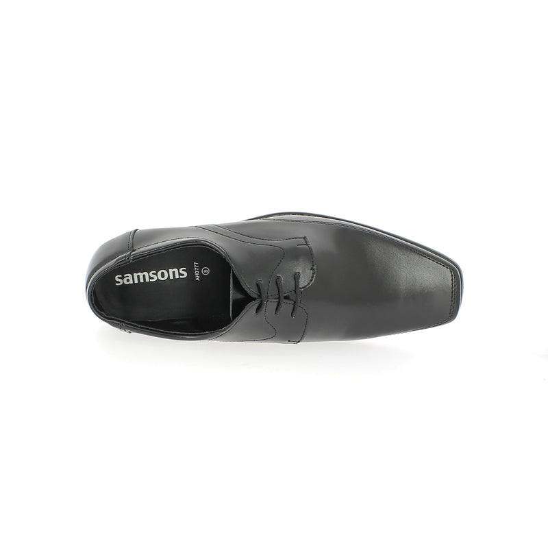 Samsons Men Lacing Shoes Black