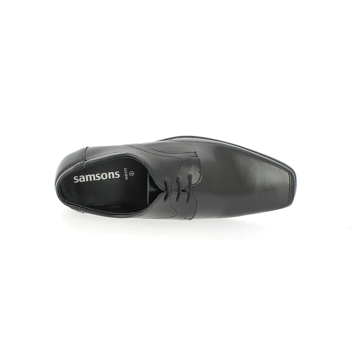 Samsons Men Lacing Shoes Black