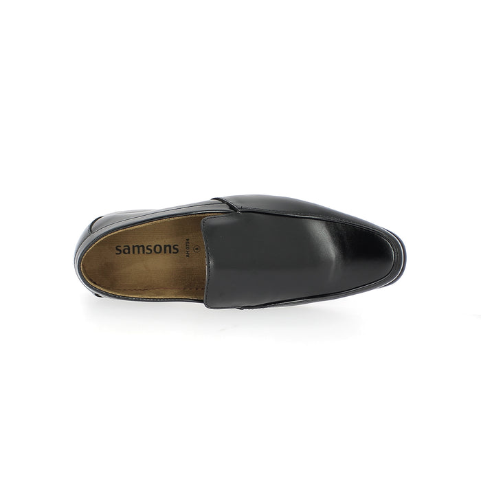 Samsons Mens Pump Shoes Black