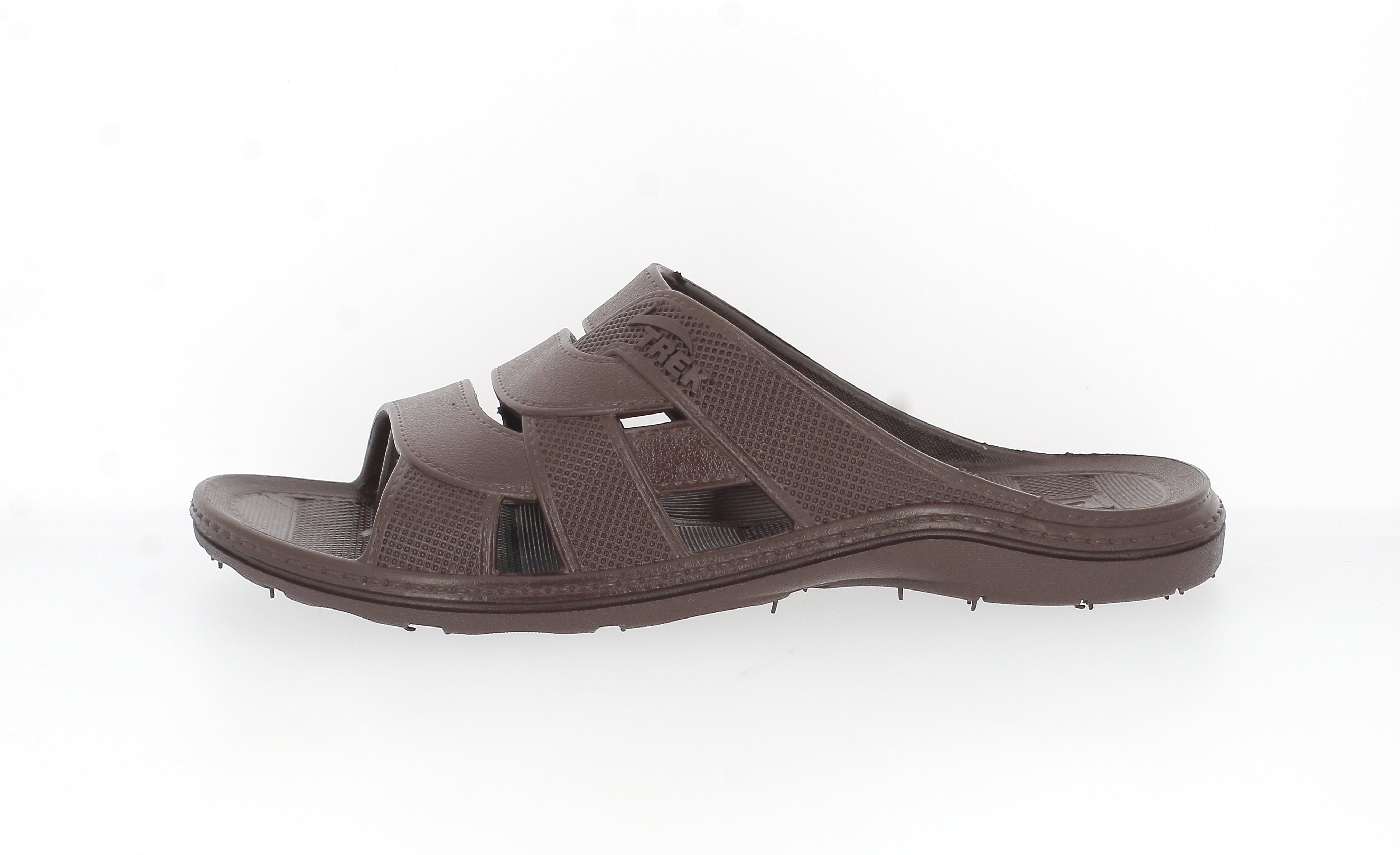 Samsons Mens Toe Ring Slipper Brown