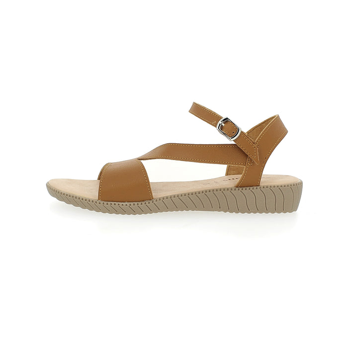 Samsons Women Casual Slide Sandals Brown