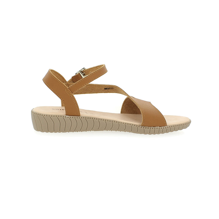 Samsons Women Casual Slide Sandals Brown