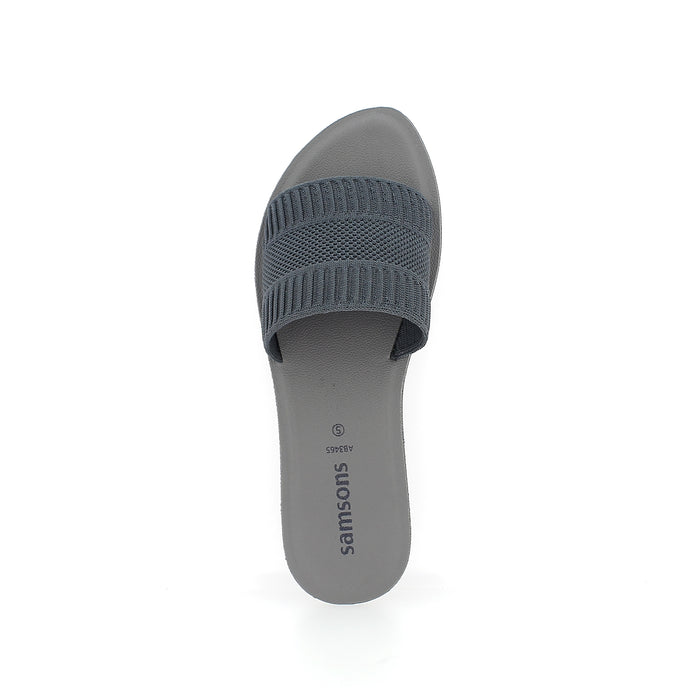 Samsons Women Casual Slip-on Slippers Ash