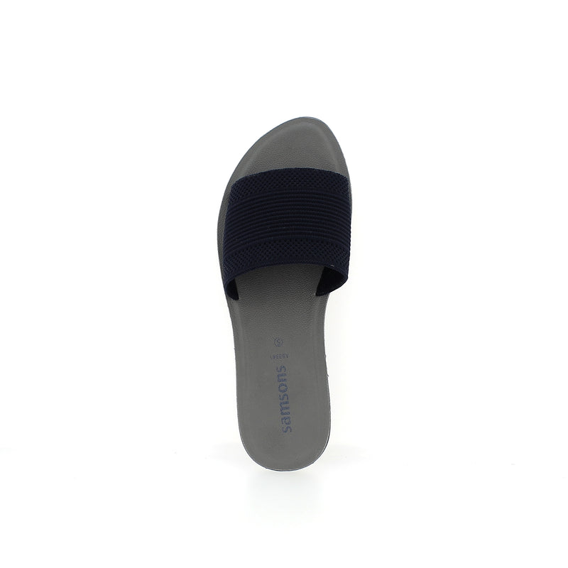 Samsons Women Casual Slip-on Slippers Blue