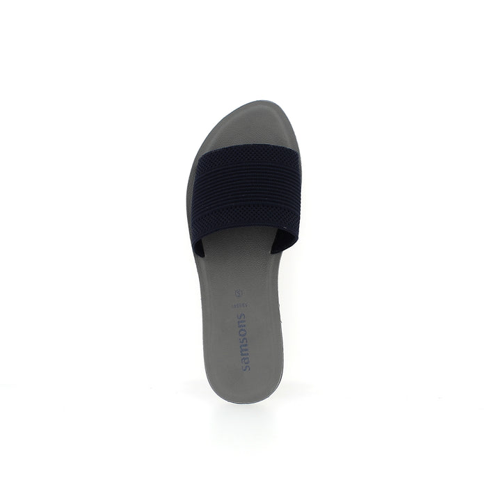 Samsons Women Casual Slip-on Slippers Blue