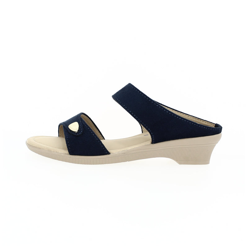 Samsons Women Casual Slip-on Slippers Blue