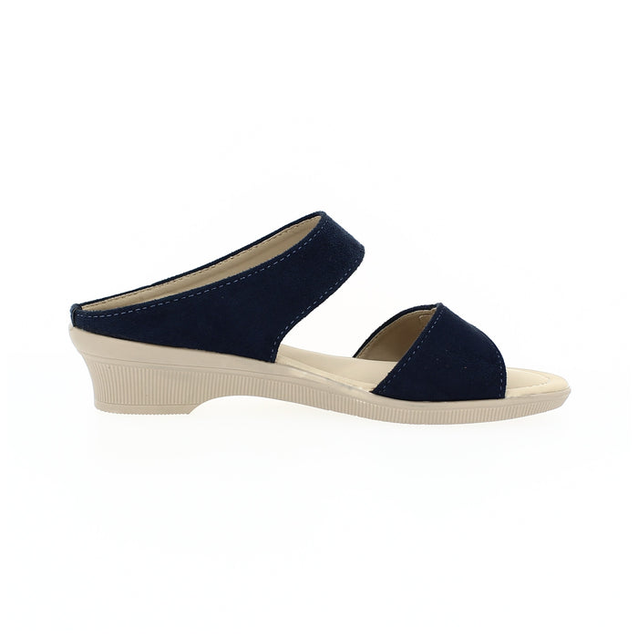 Samsons Women Casual Slip-on Slippers Blue