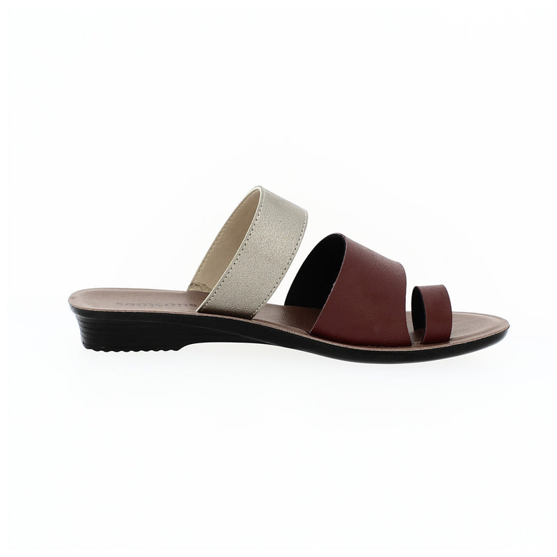 Samsons Women Casual Slip-on Slippers Maroon