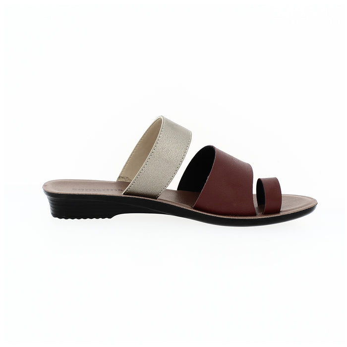 Samsons Women Casual Slip-on Slippers Maroon