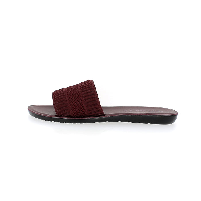 Samsons Women Casual Slip-on Slippers Maroon