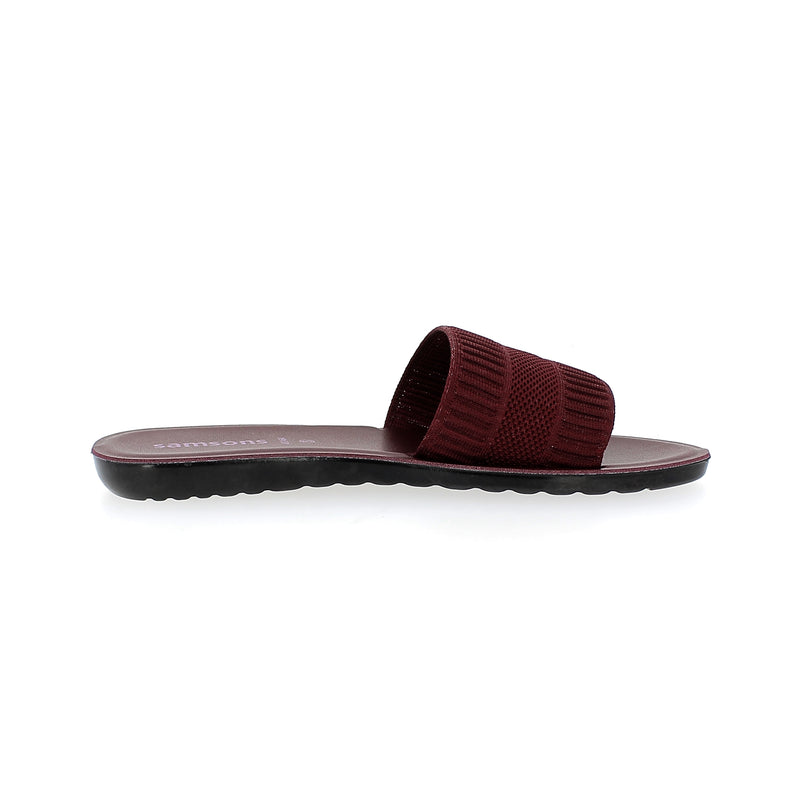 Samsons Women Casual Slip-on Slippers Maroon