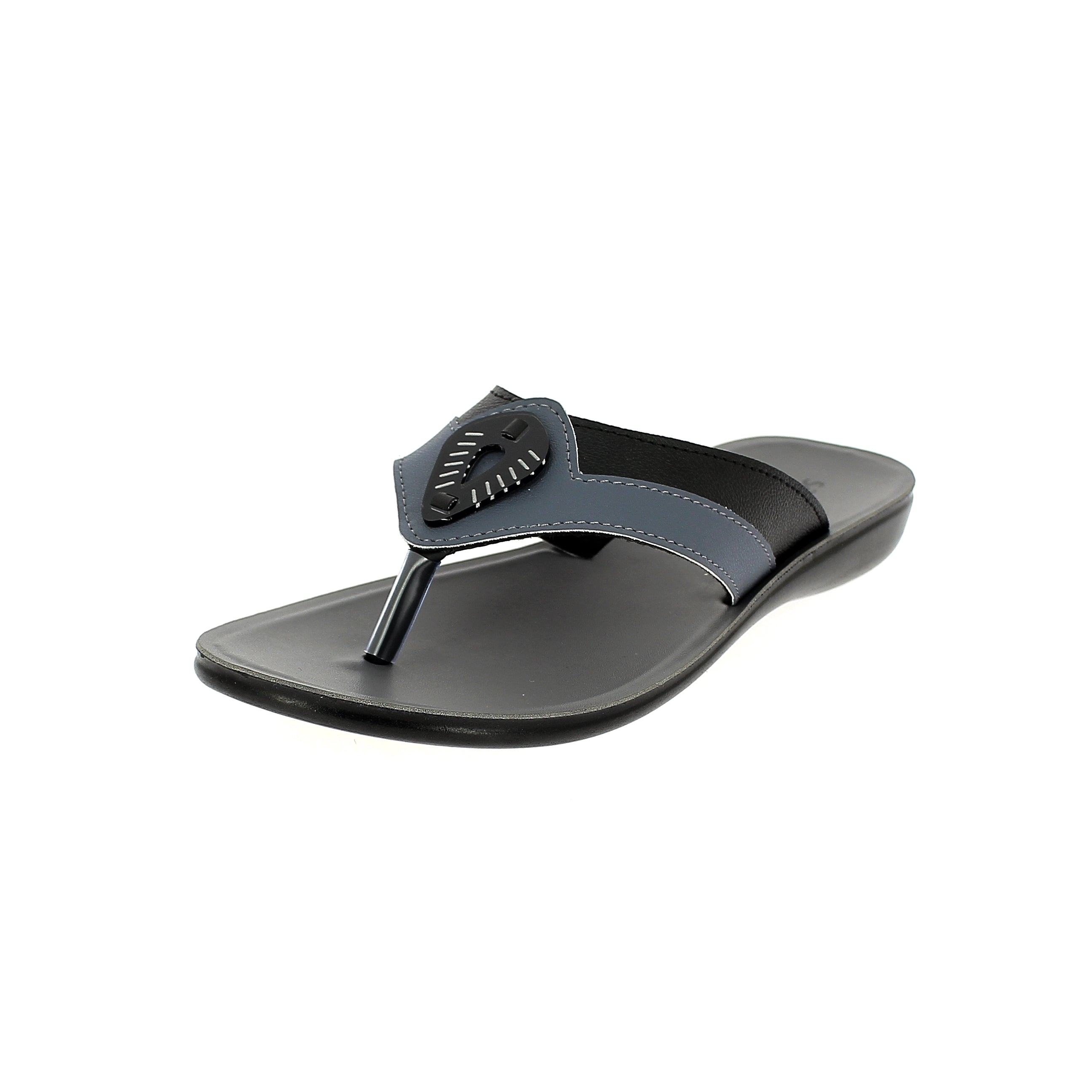 சாம்சன்ஸ் பெண்கள் கேஷுவல் டி-ஸ்ட்ராப் ஸ்லிப்பர்ஸ் கருப்பு