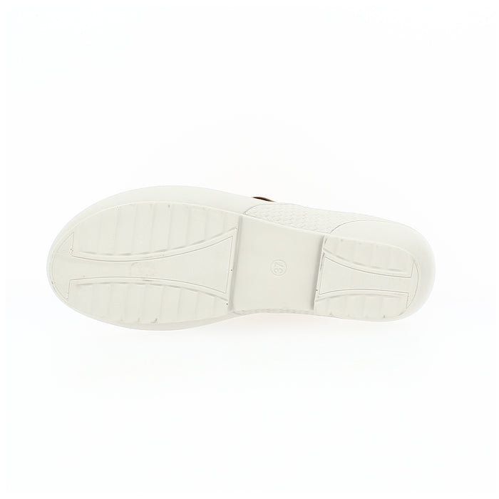 Samsons Women Casual T-Strap Slippers Brown