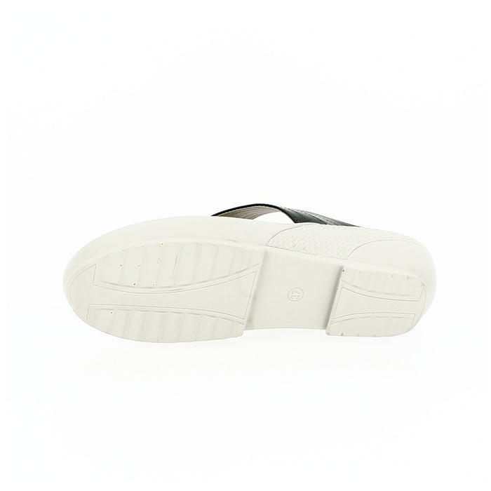 Samsons Women Casual T-Strap Slippers Green