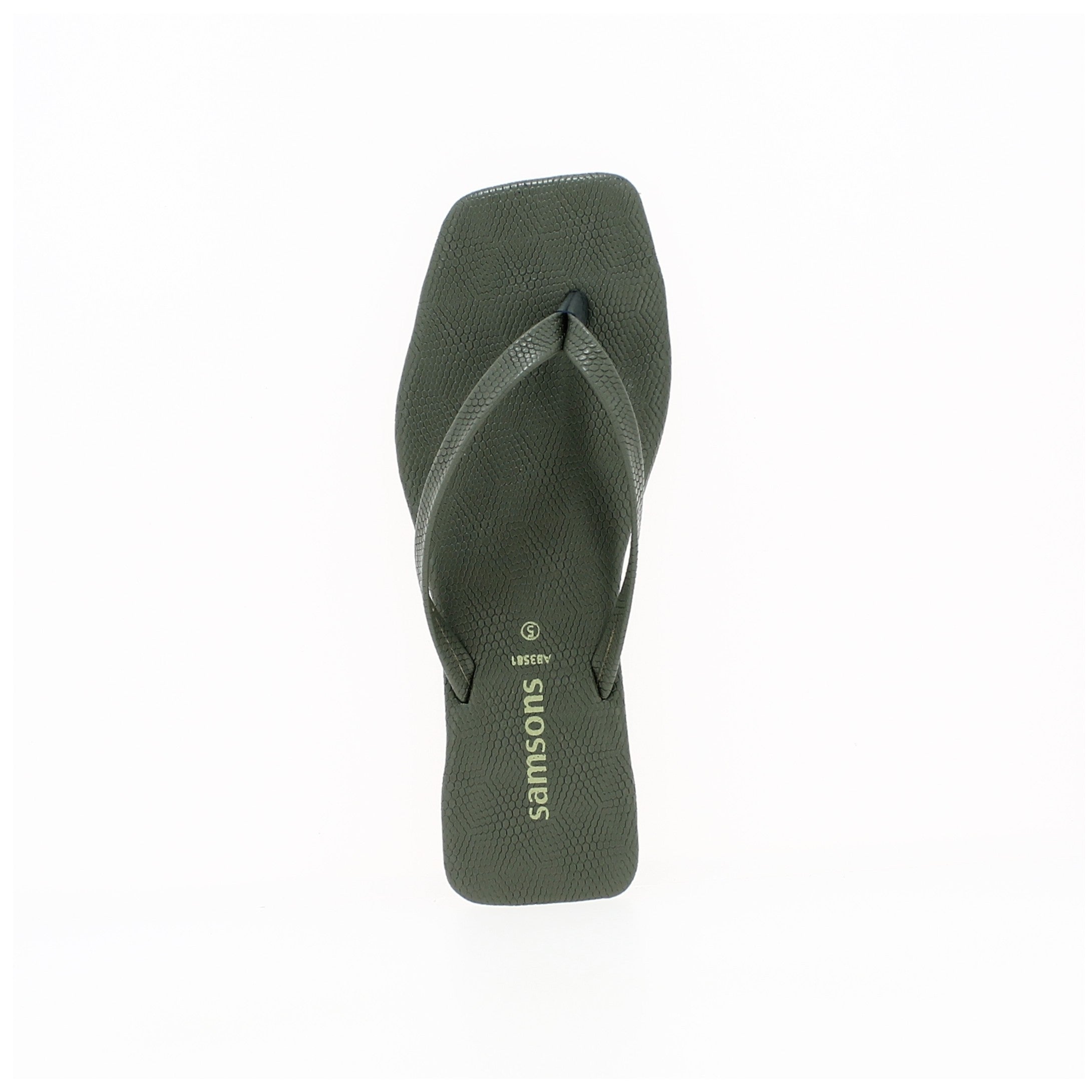 Samsons Women Casual THONGS Slippers Green