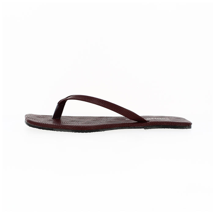 Samsons Women Casual Thongs Slippers Maroon