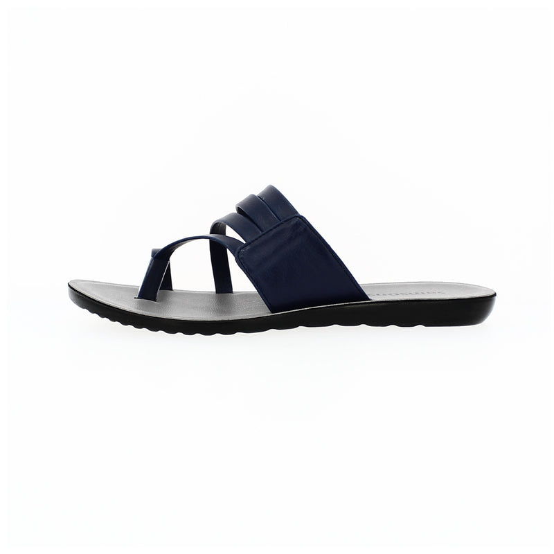 Samsons Women Casual Toe Ring Slippers Blue