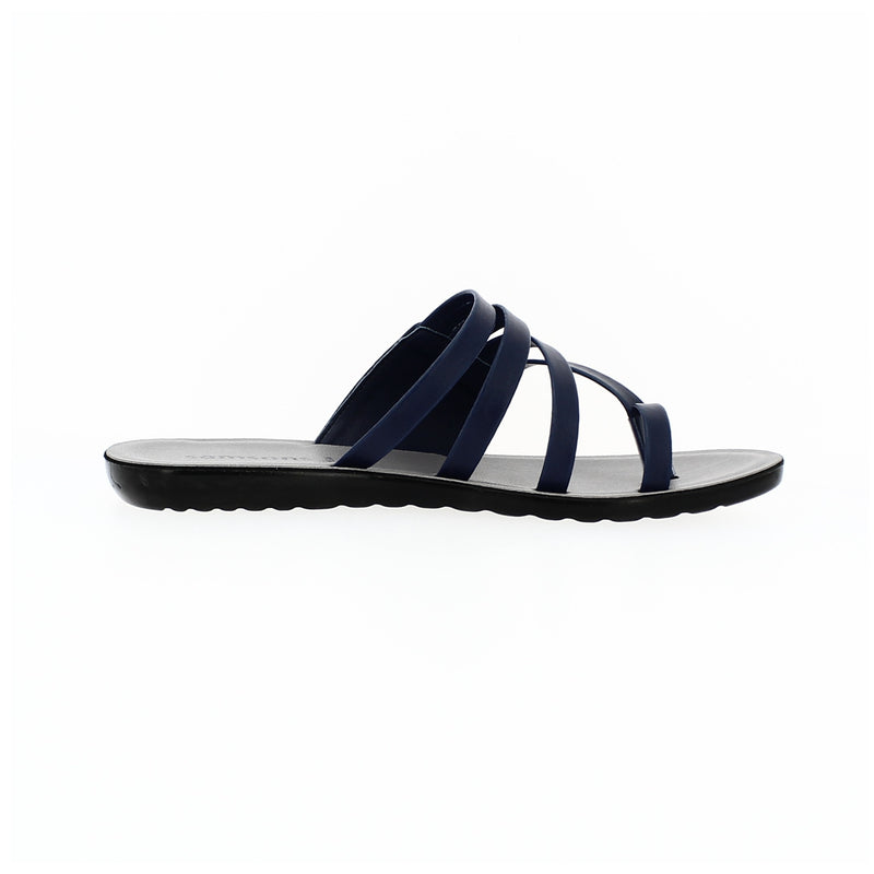 Samsons Women Casual Toe Ring Slippers Blue