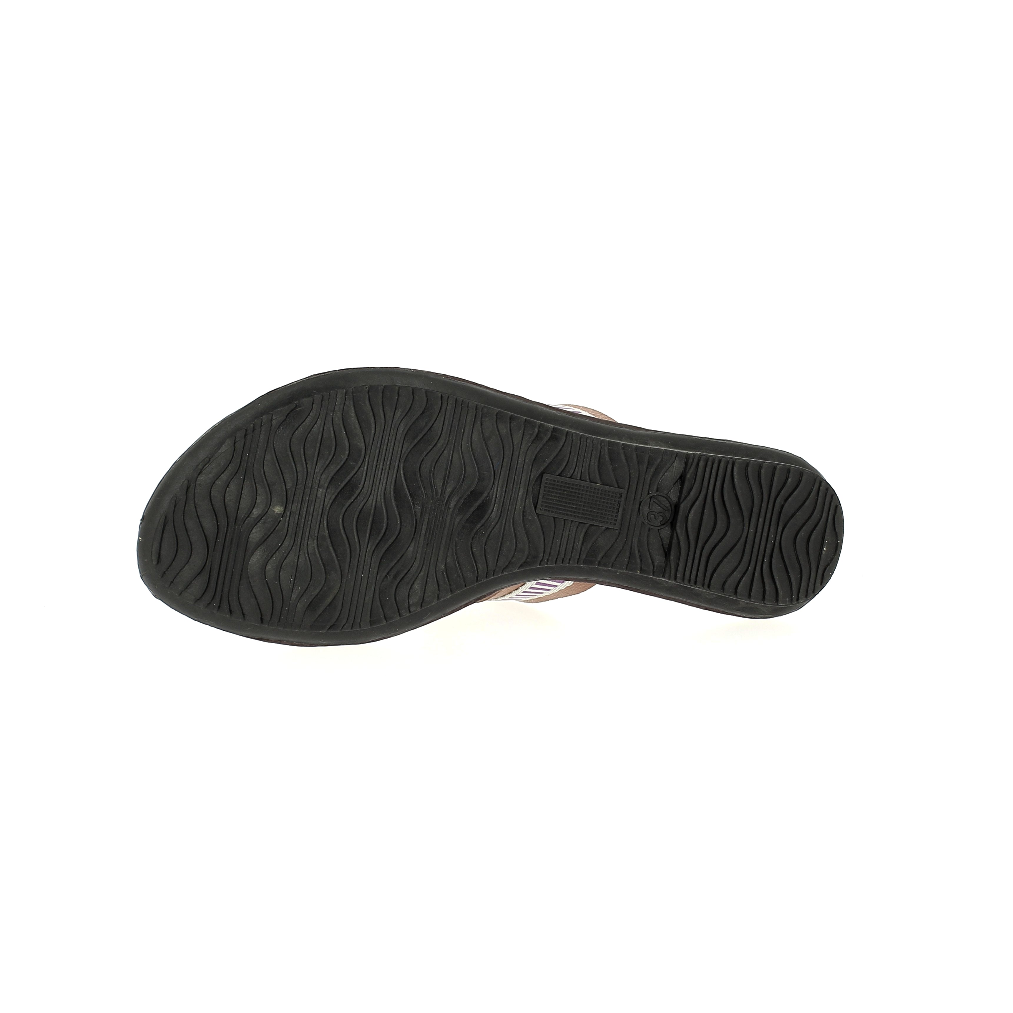 Samsons Women Casual Toe Ring Slippers Brown